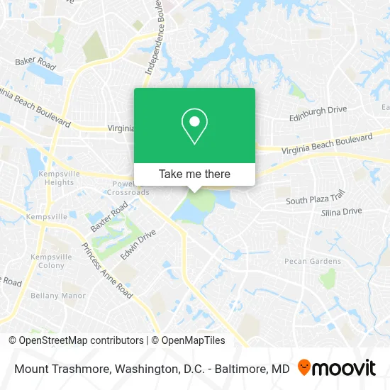 Mount Trashmore map