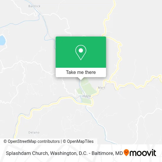 Splashdam Church map