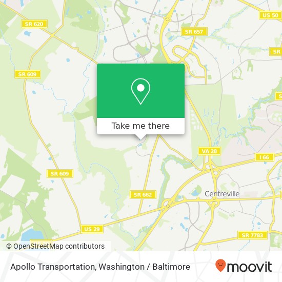 Mapa de Apollo Transportation