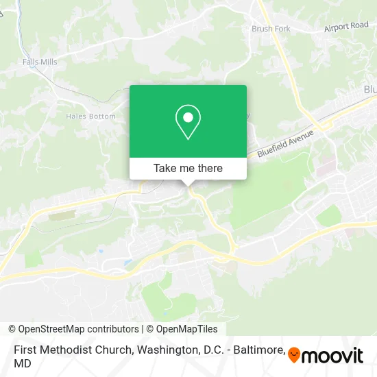 First Methodist Church map