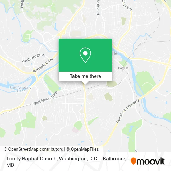 Trinity Baptist Church map