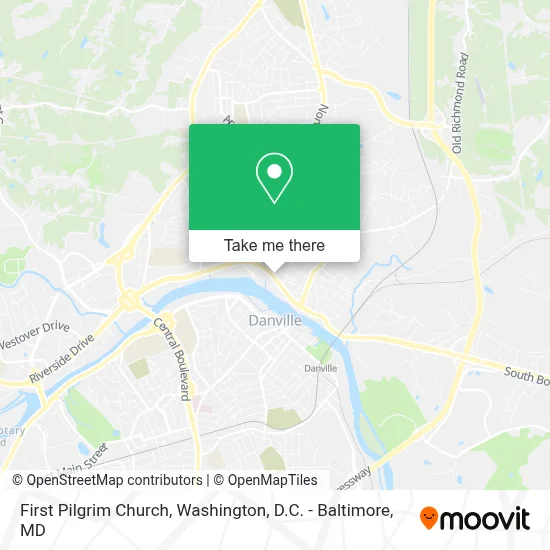 First Pilgrim Church map
