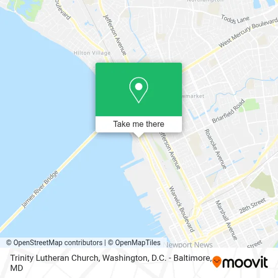 Trinity Lutheran Church map