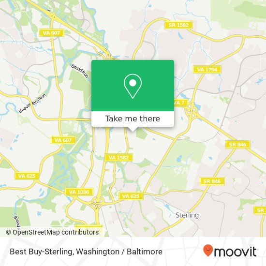Best Buy-Sterling, 45575 Dulles Eastern Plz map
