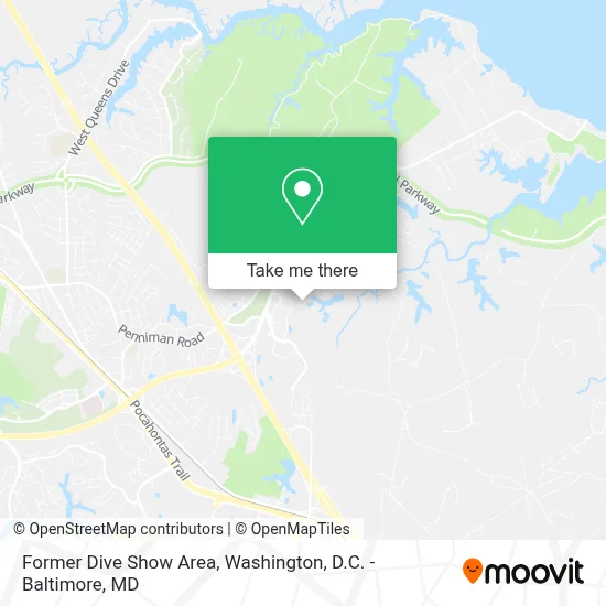 Former Dive Show Area map