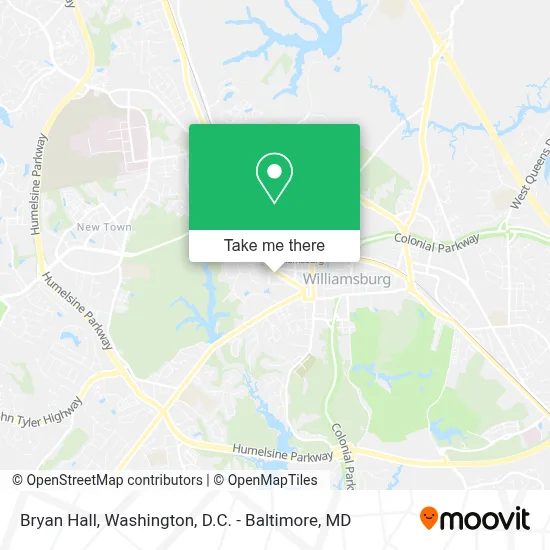 Bryan Hall map