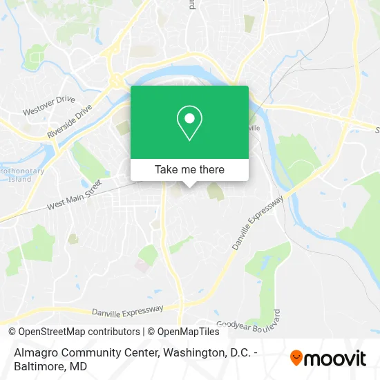 Almagro Community Center map