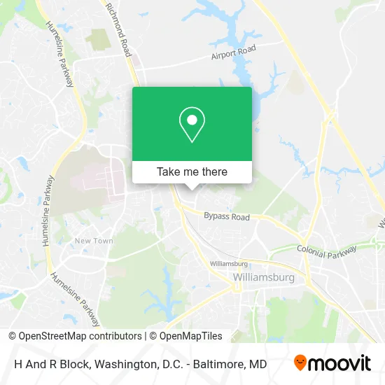 H And R Block map