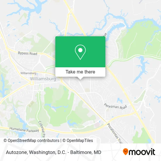 Autozone map