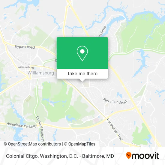 Colonial Citgo map