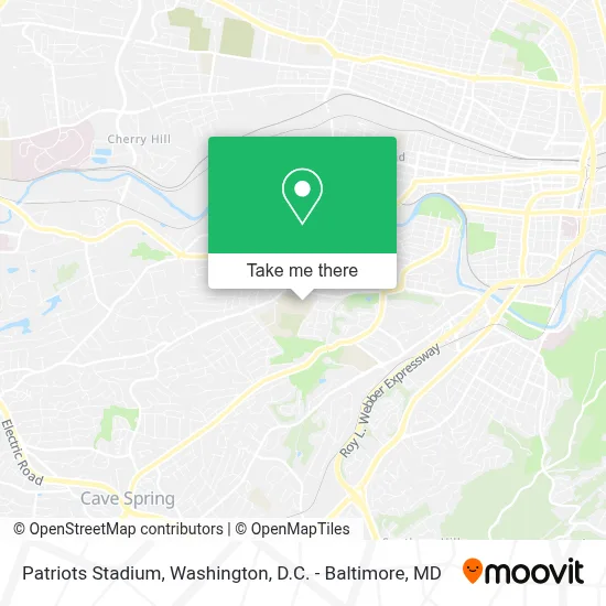 Patriots Stadium map