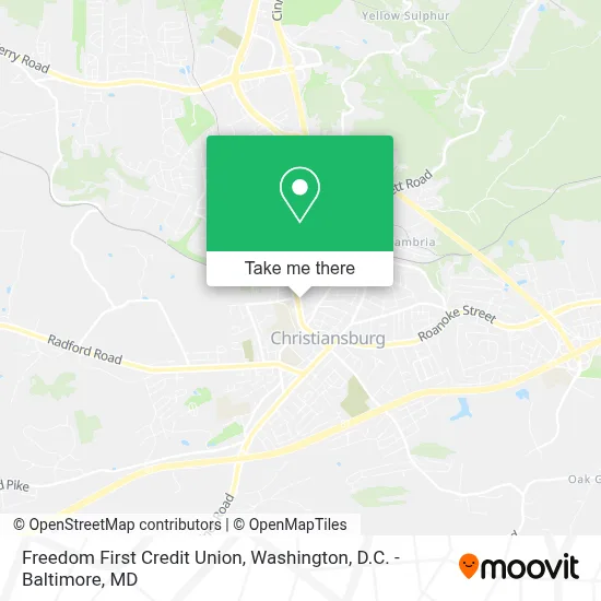 Freedom First Credit Union map