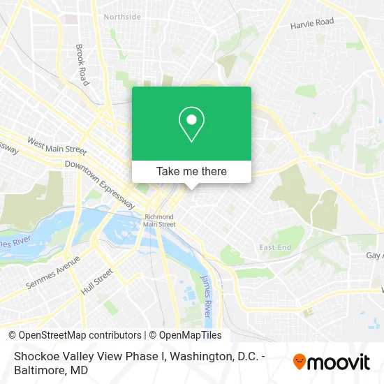 Shockoe Valley View Phase I map