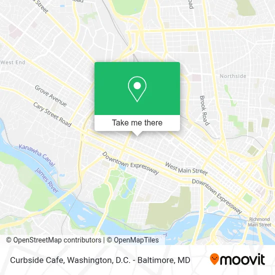 Curbside Cafe map