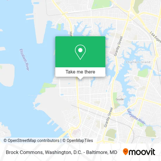 Brock Commons map