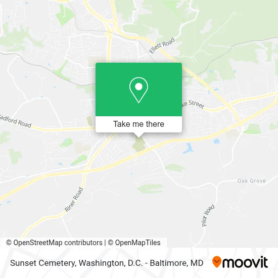 Sunset Cemetery map
