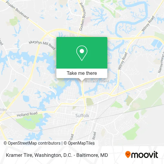 Kramer Tire map