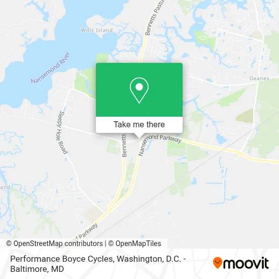 Performance Boyce Cycles map
