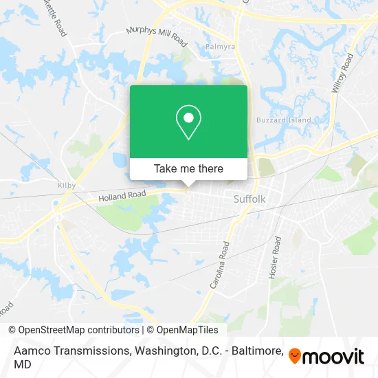 Aamco Transmissions map