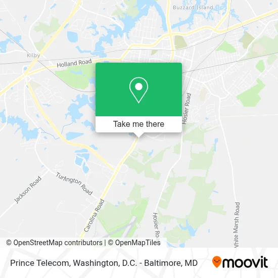 Prince Telecom map