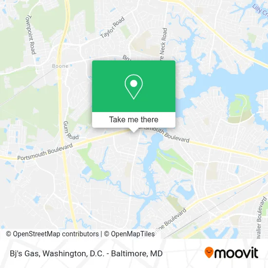 Bj's Gas map