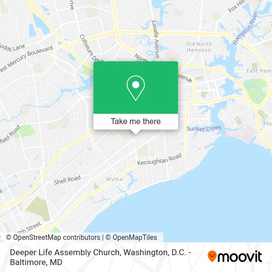 Deeper Life Assembly Church map