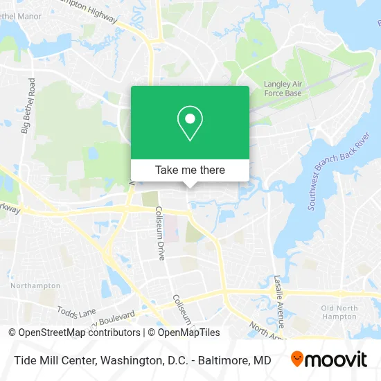 Tide Mill Center map