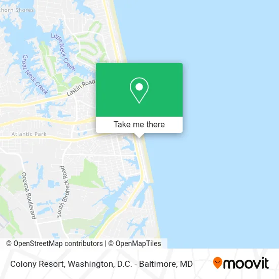 Colony Resort map