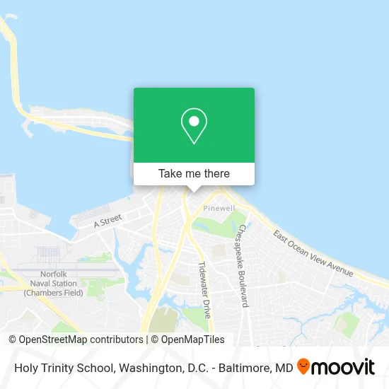 Holy Trinity School map