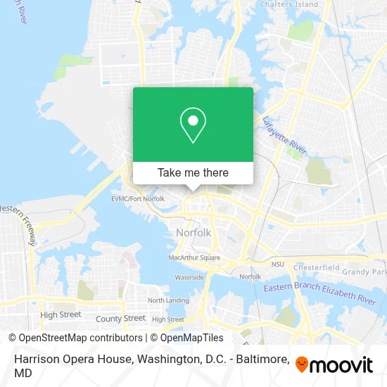 Harrison Opera House map