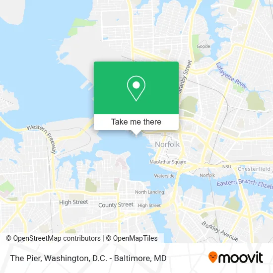 The Pier map