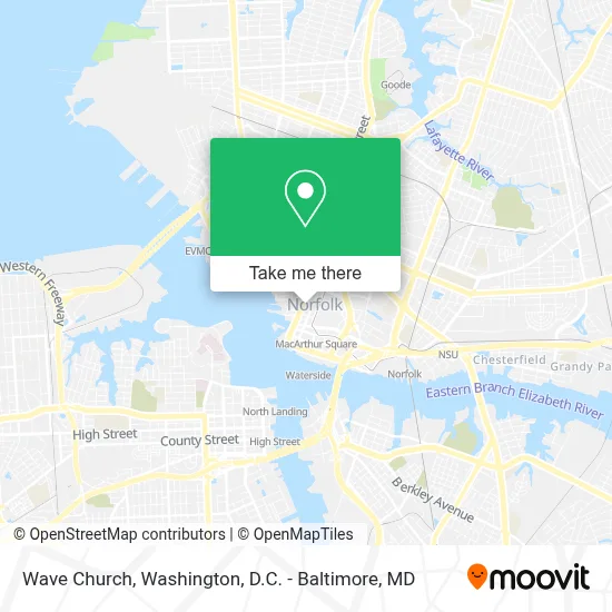 Wave Church map