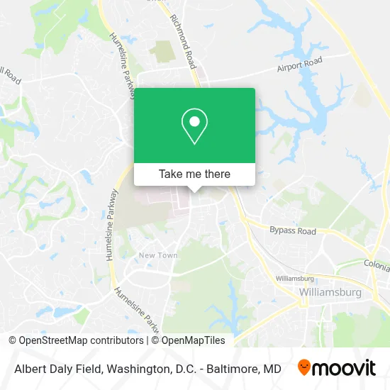 Albert Daly Field map