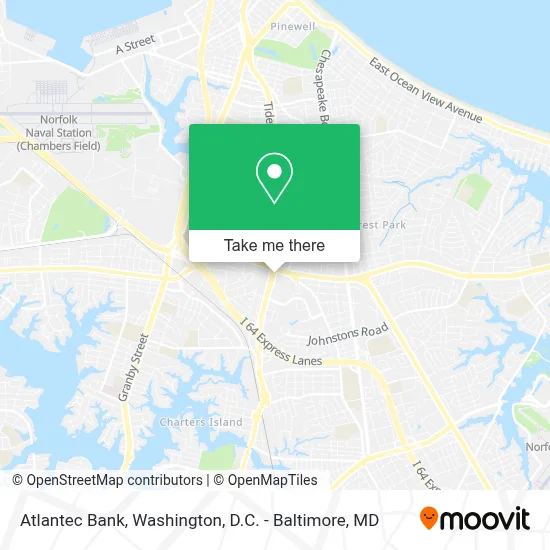 Atlantec Bank map