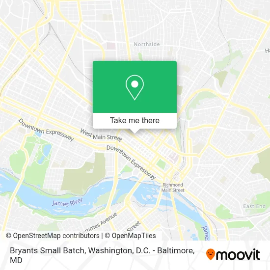 Bryants Small Batch map