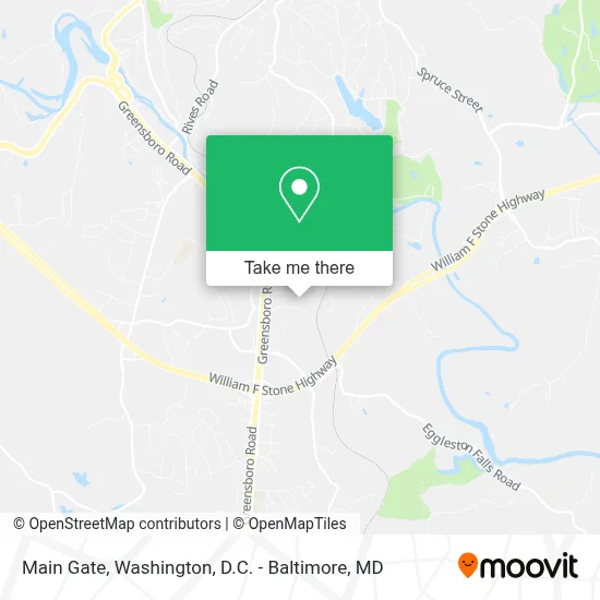 Main Gate map