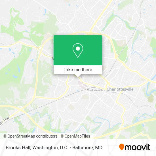 Brooks Hall map