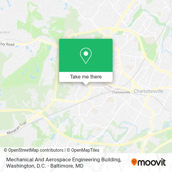 Mechanical And Aerospace Engineering Building map