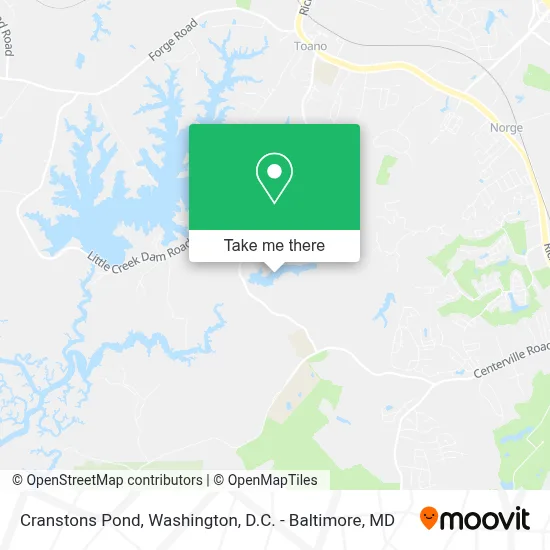 Cranstons Pond map