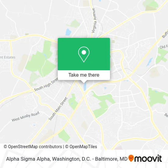 Alpha Sigma Alpha map