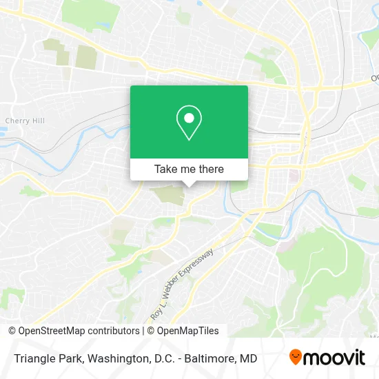 Triangle Park map