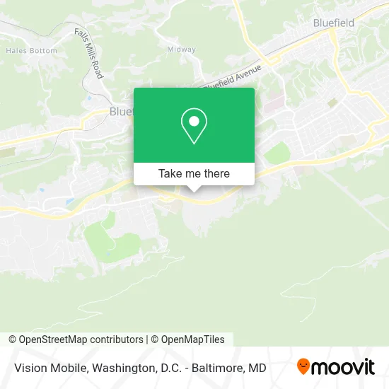 Vision Mobile map