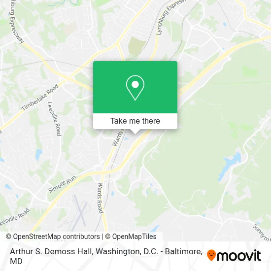 Arthur S. Demoss Hall map