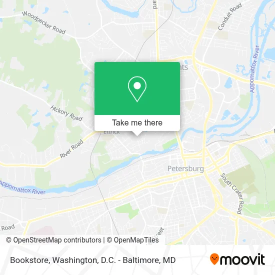 Bookstore map