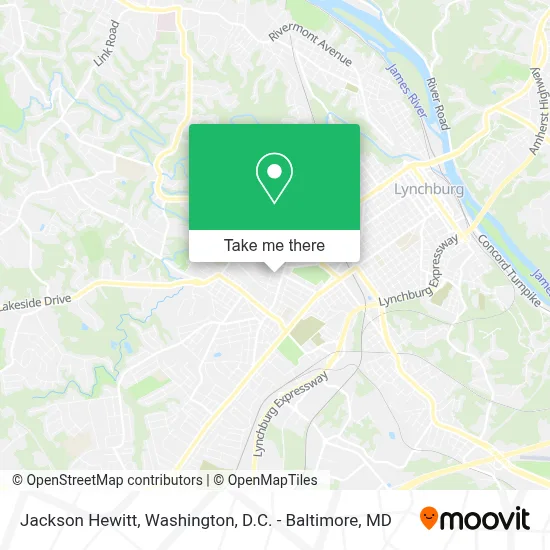 Jackson Hewitt map