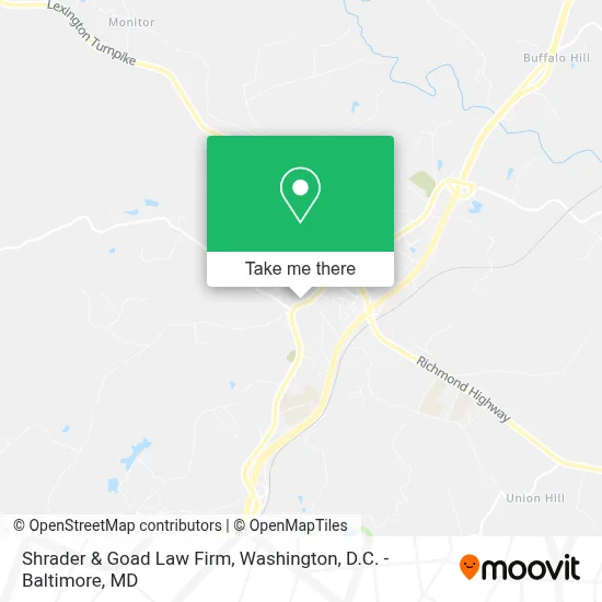 Shrader & Goad Law Firm map