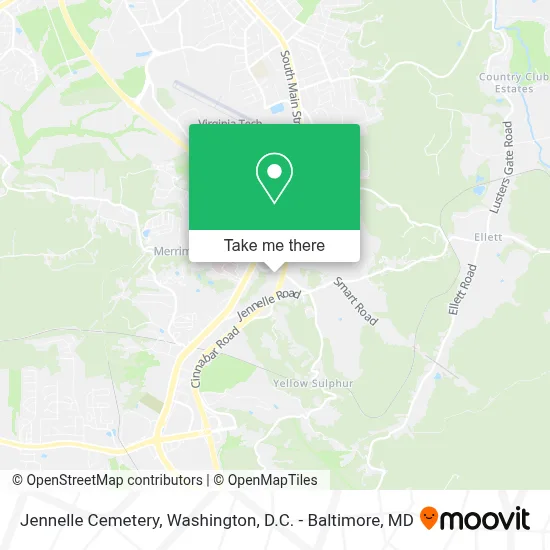 Jennelle Cemetery map