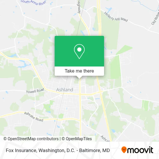 Fox Insurance map