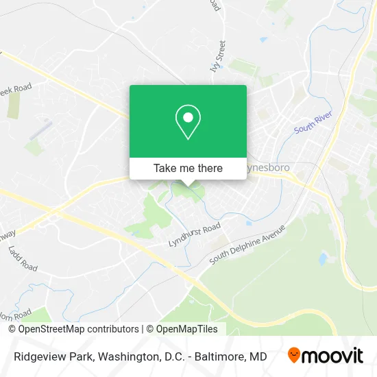 Ridgeview Park map