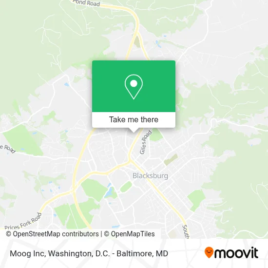 Moog Inc map